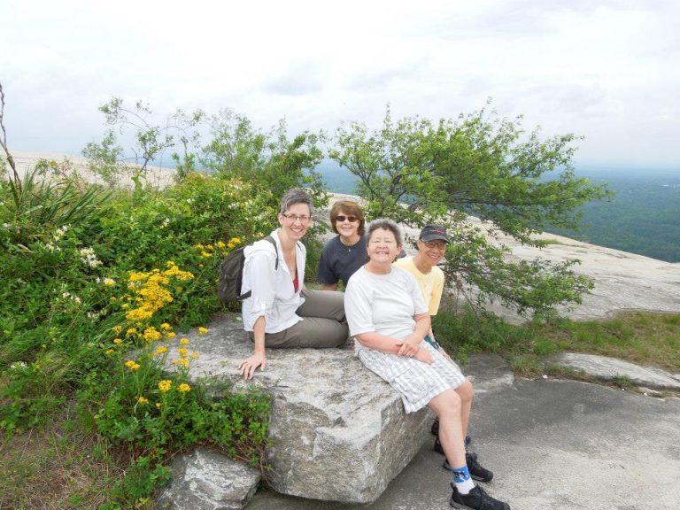 A few brave PIA peeps conquer Stone Mountain